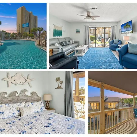 The Salty Suite Beach House- Heated Pool! Hot Tub! Pet And Family Friendly! No Elevators! Park At Your Door!